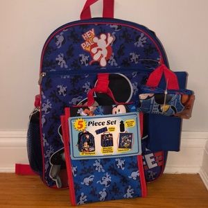 mickey and the roadster racers backpack